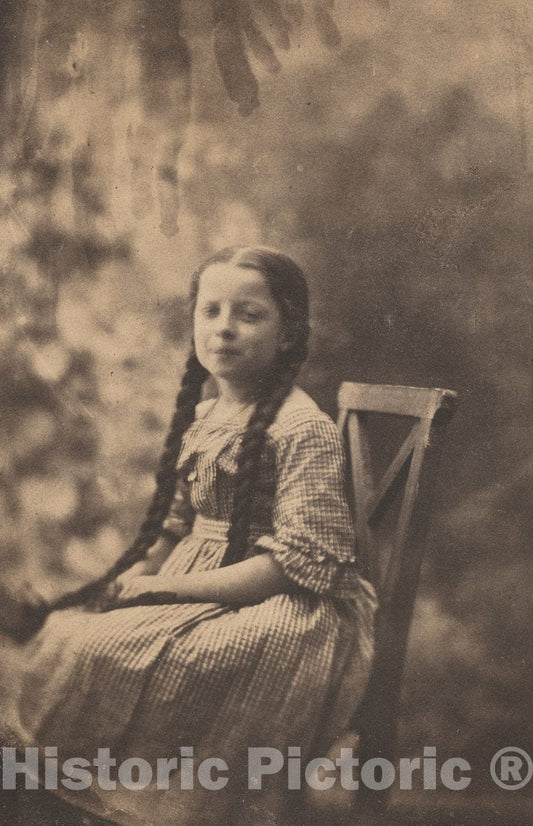 Art Print : Charles Ozanam, Marie LaPorte, mid 1850s - Vintage Wall Art