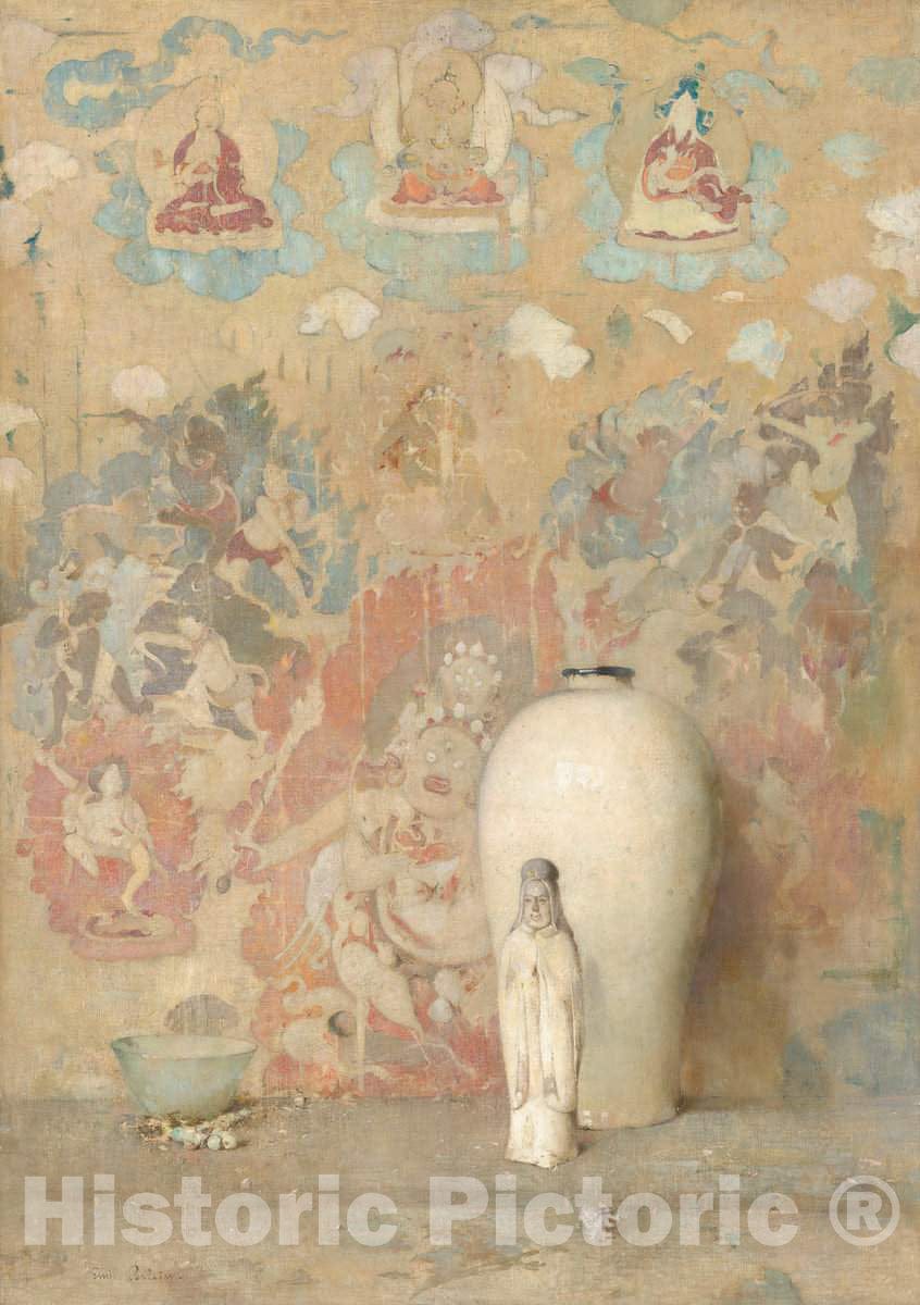 Art Print : Emil Carlsen, The Picture from Thibet, c. 1920 - Vintage Wall Art