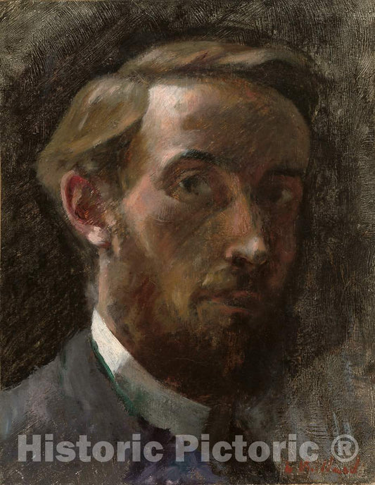 Art Print : Edouard Vuillard, Self-Portrait, Aged 21, 1889 - Vintage Wall Art