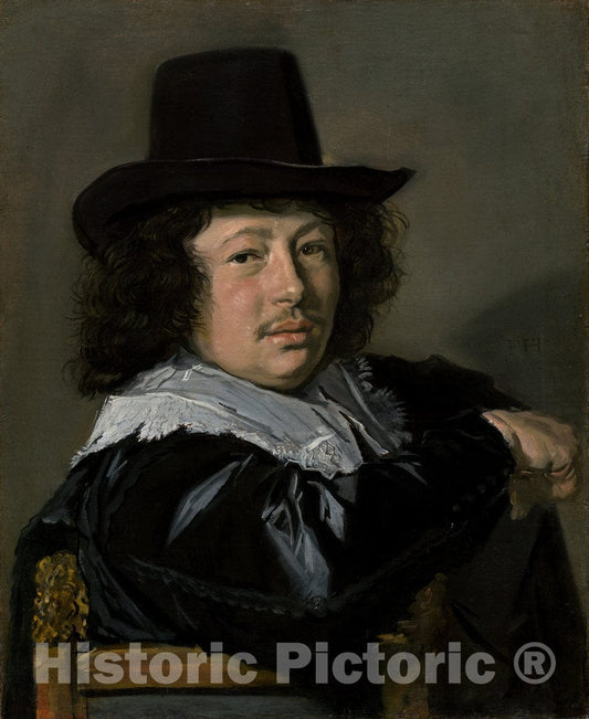 Art Print : Frans Hals, Portrait of a Young Man, c.1647 - Vintage Wall Art