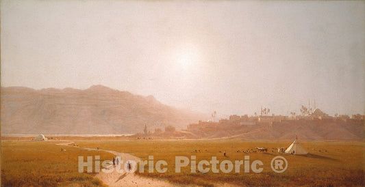 Art Print : Sanford Robinson Gifford, Siout, Egypt, 1874 - Vintage Wall Art