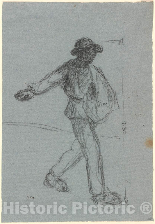 Art Print : FranÃ§ois Millet, The Sower - Vintage Wall Art