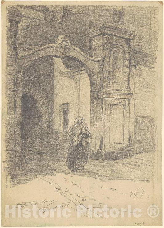 Art Print : Walter Shirlaw, Dordrecht, 1870-1877 - Vintage Wall Art