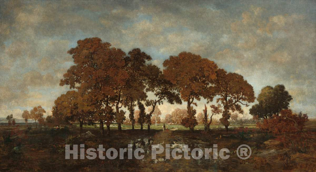 Art Print : ThÃ©odore Rousseau, After The Rain, c. 1850 - Vintage Wall Art