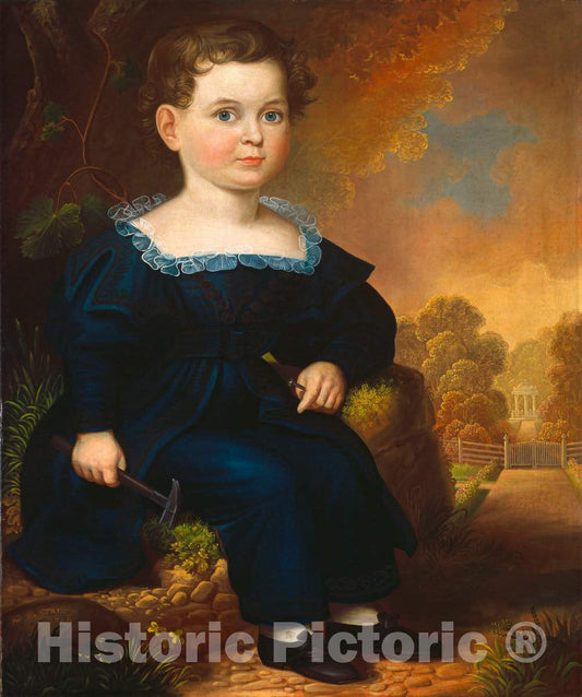 Art Print : Robert Street, George Washington Deal, 1834 - Vintage Wall Art