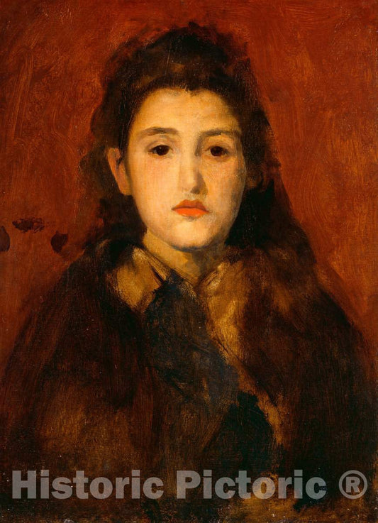 Art Print : James McNeill Whistler, Alice Butt, c. 1895 - Vintage Wall Art