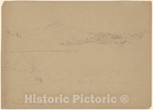 Art Print : Daniel Huntington, Landscapes, 1859 - Vintage Wall Art