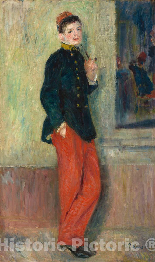 Art Print : Auguste Renoir, The Young Soldier, c. 1880 - Vintage Wall Art