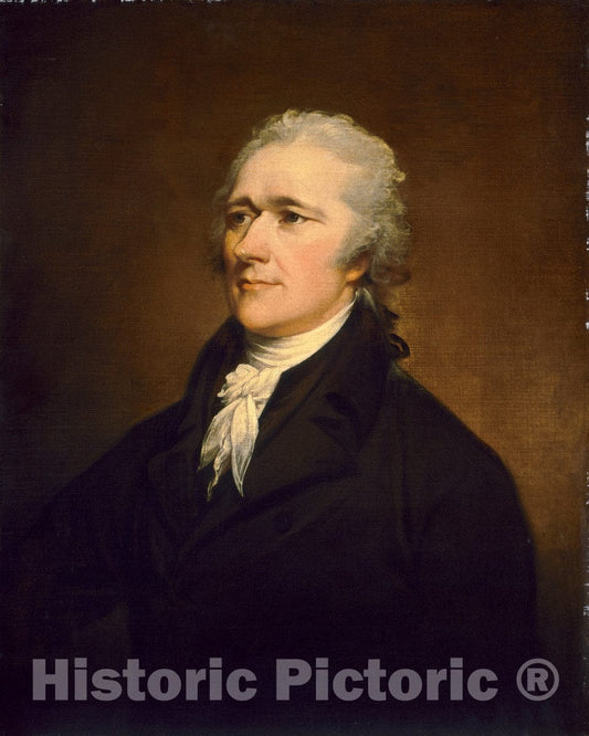 Art Print : John Trumbull, Alexander Hamilton, c. 1806 - Vintage Wall Art