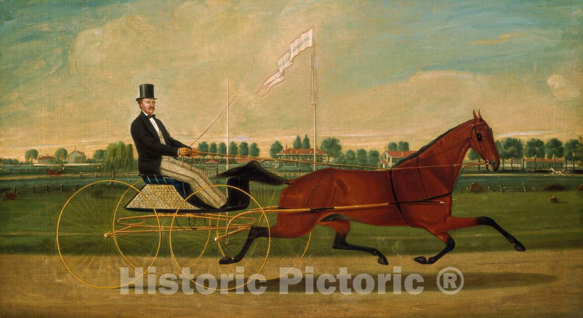 Art Print : Charles S. Humphreys, The Trotter, c. 1860 - Vintage Wall Art
