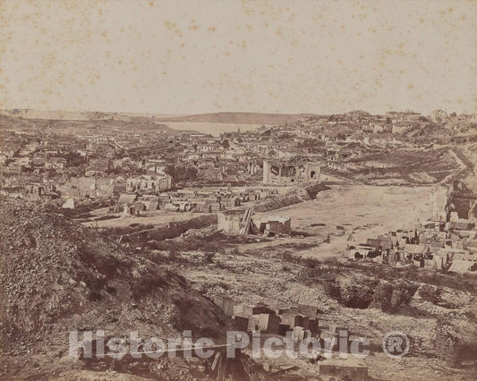 Art Print : James Robertson, Sebastopol, 1855-1856 - Vintage Wall Art