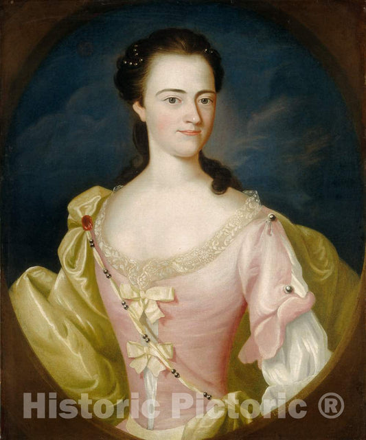 Art Print : John Singleton Copley, Jane Browne, 1756 - Vintage Wall Art