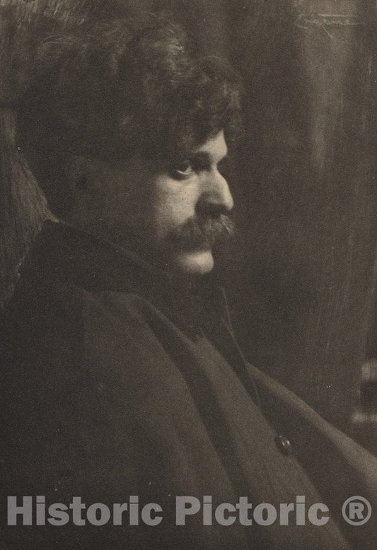 Art Print : Frank Eugene, Alfred Stieglitz, c. 1901 - Vintage Wall Art