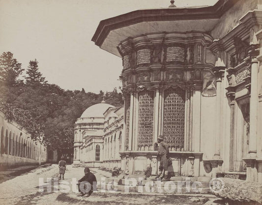 Art Print : James Robertson, Mosque of Eyoub, 1857 - Vintage Wall Art