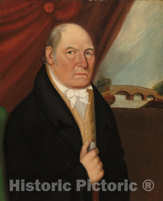 Art Print : William Bonnell, Clement Bonnell, c. 1825 - Vintage Wall Art