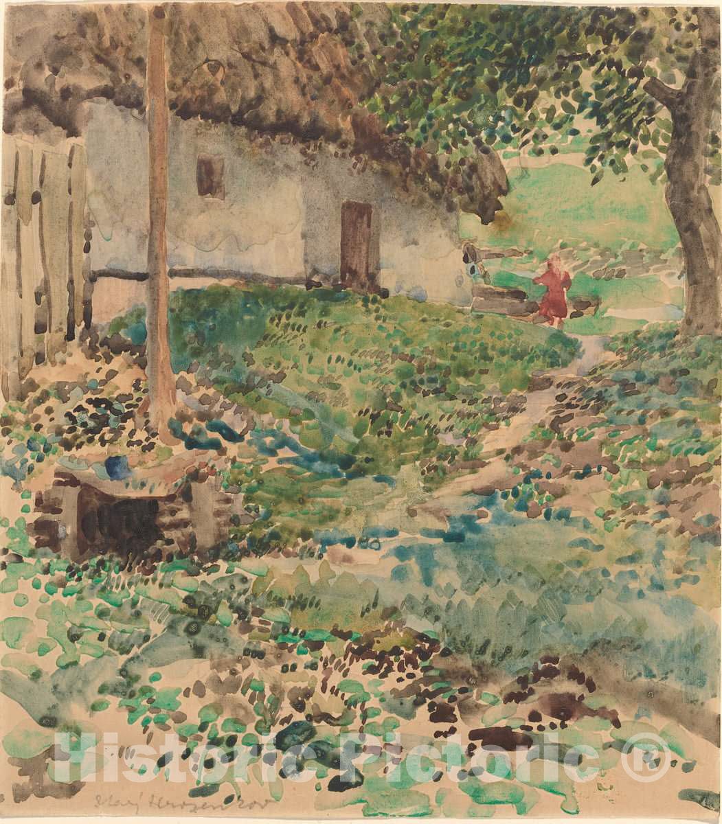 Art Print : Karel Vitezslav Masek, Stary Hrosenov, 1889 - Vintage Wall Art