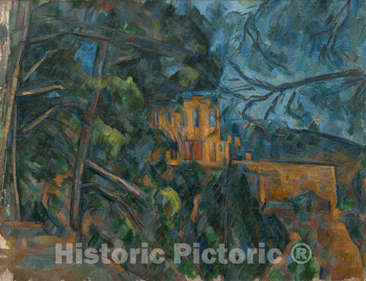 Art Print : Paul CÃ©zanne, ChÃ¢teau Noir, c.1902 - Vintage Wall Art