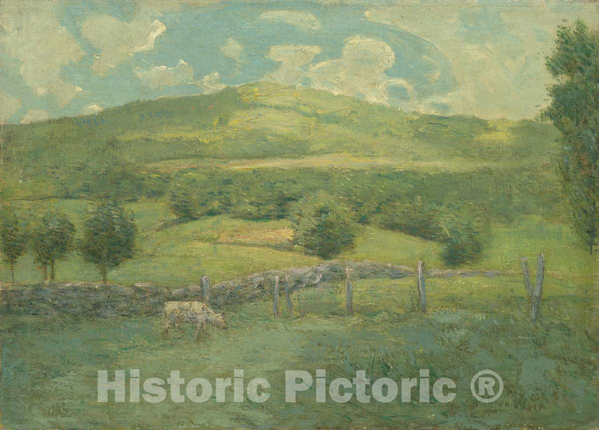 Art Print : Julian Alden Weir, Obweebetuck, c. 1908 - Vintage Wall Art