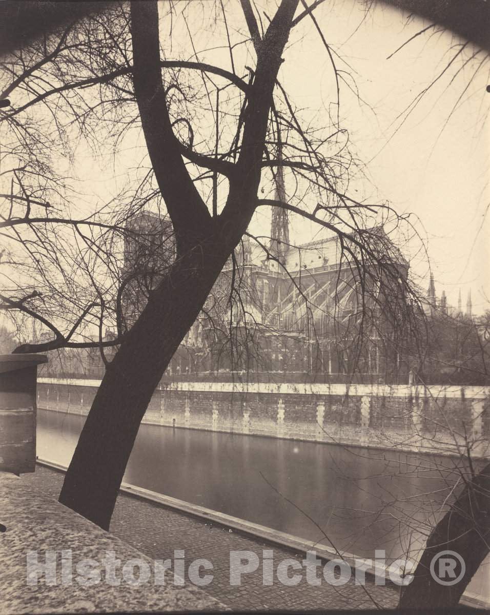 Art Print : EugÃ¨ne Atget, Notre-Dame, 1922 - Vintage Wall Art