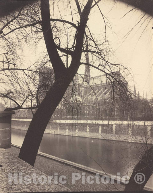 Art Print : EugÃ¨ne Atget, Notre-Dame, 1922 - Vintage Wall Art