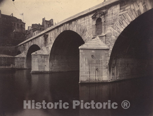 Art Print : EugÃ¨ne Atget, Pont Marie, 1912 - Vintage Wall Art