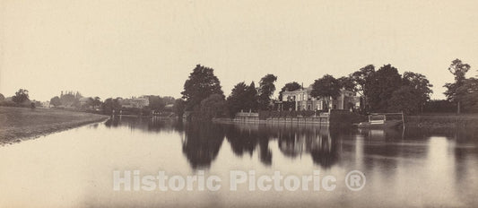 Art Print : Victor Albert Prout, Halliford, 1862 - Vintage Wall Art