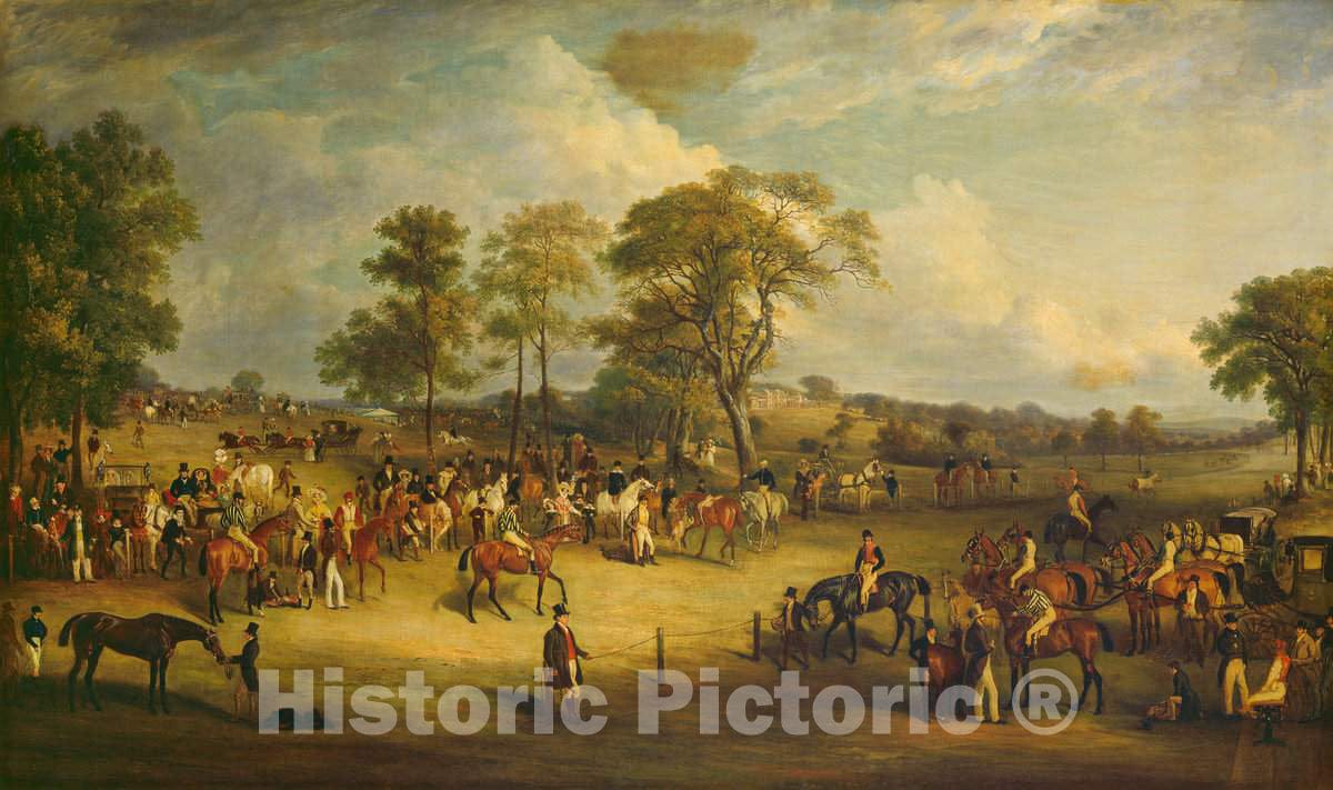 Art Print : John Ferneley, Heaton Park Races, 1829 - Vintage Wall Art