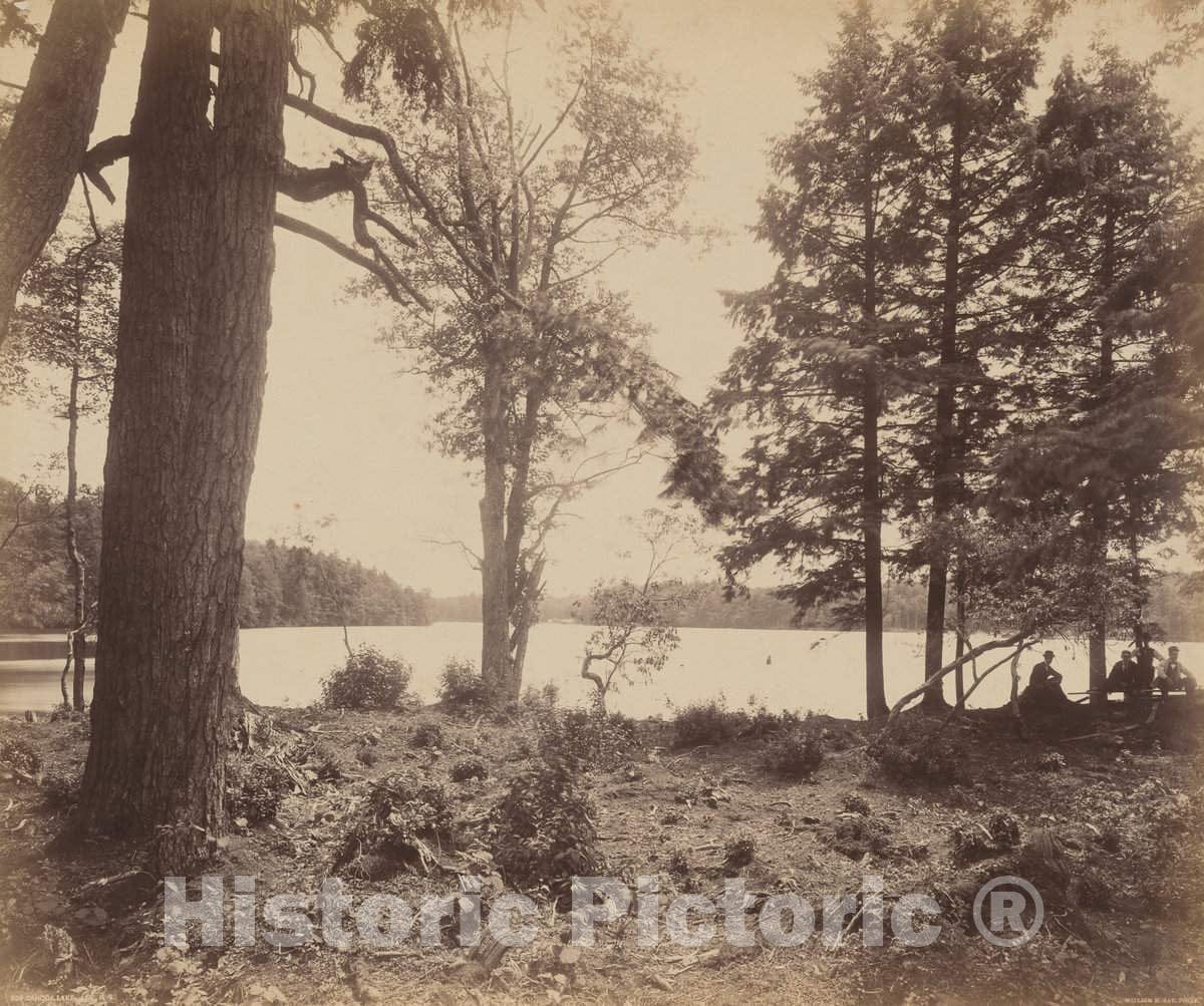 Art Print : William H. Rau, Ganoga Lake, c. 1895 - Vintage Wall Art