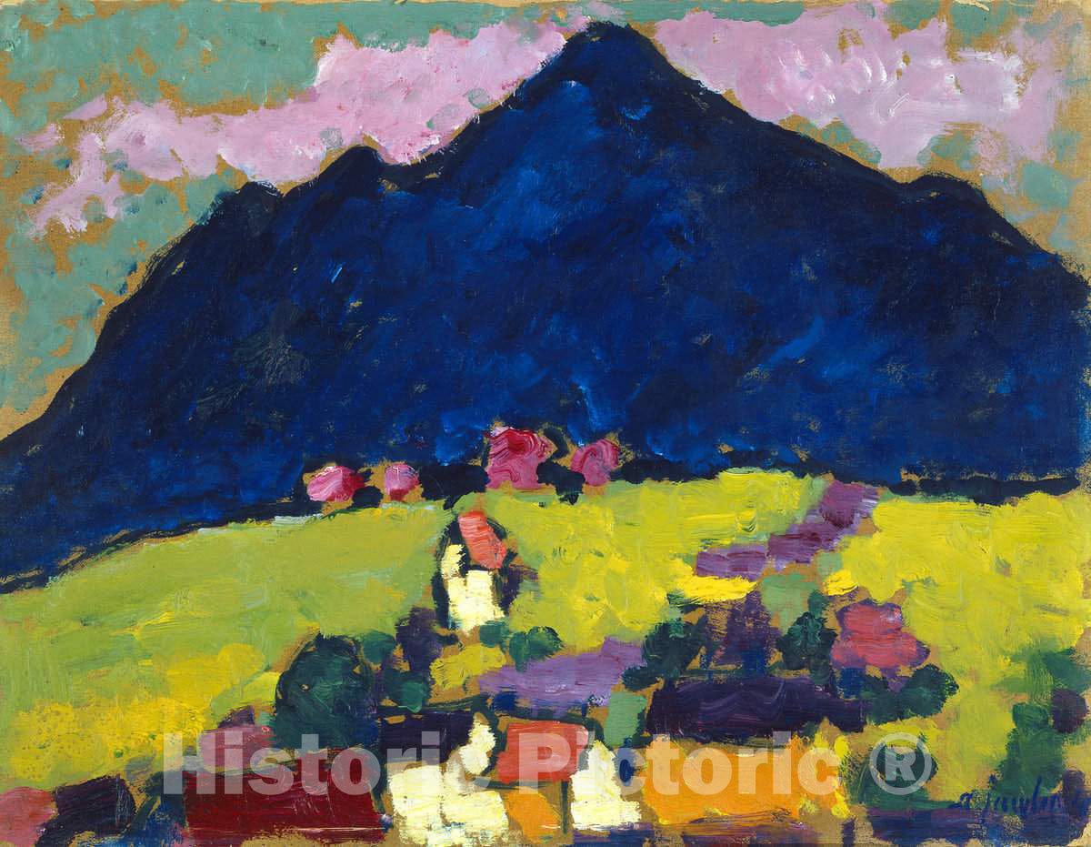 Art Print : Alexej von Jawlensky, Murnau, 1910 - Vintage Wall Art
