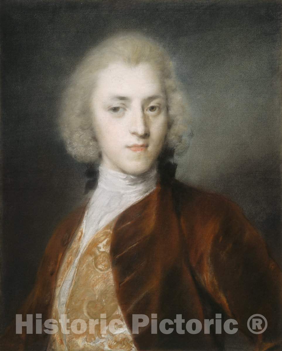 Art Print : Rosalba Carriera, Sir John Reade, Bart, 1739 - Vintage Wall Art