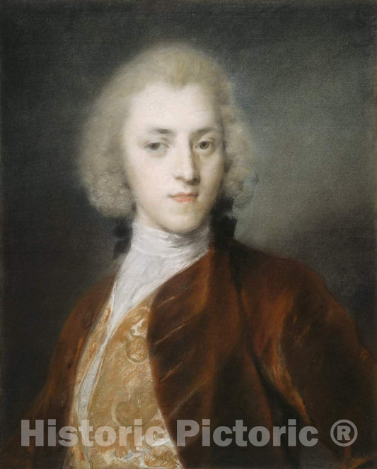 Art Print : Rosalba Carriera, Sir John Reade, Bart, 1739 - Vintage Wall Art