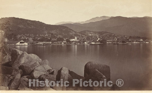 Art Print : Eadweard Muybridge, Acapulco, 1877 - Vintage Wall Art