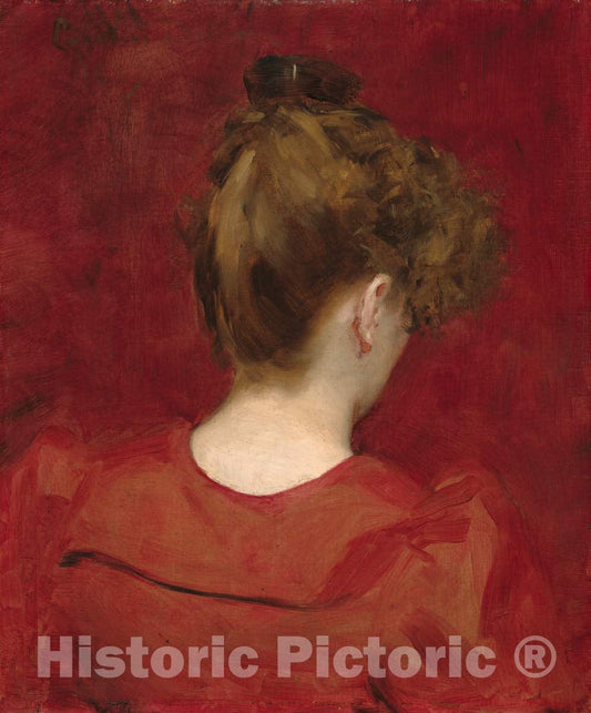 Art Print : Carolus-Duran, Study of Lilia, 1887 - Vintage Wall Art