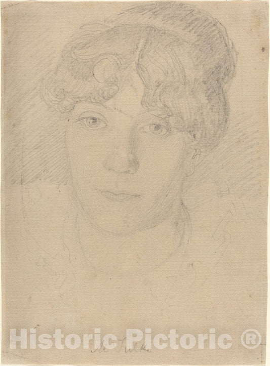 Art Print : John Flaxman, Mrs. Tulk - Vintage Wall Art