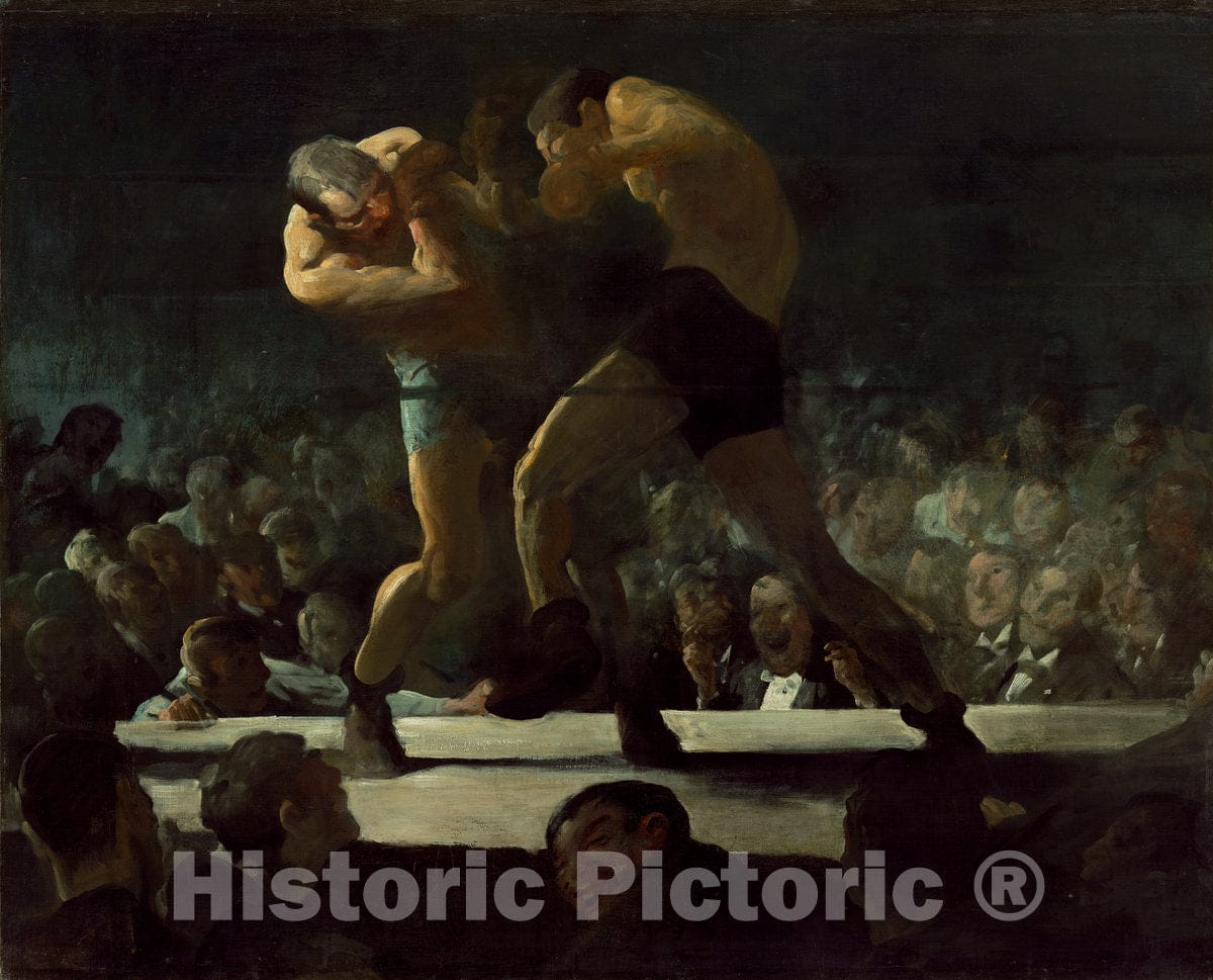 Art Print : George Bellows, Club Night, 1907 - Vintage Wall Art
