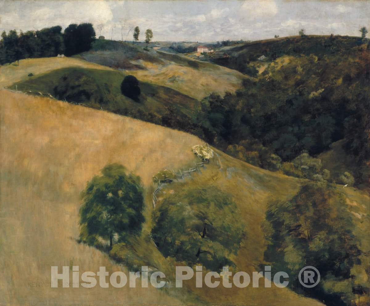 Art Print : Kenyon Cox, Flying Shadows, 1883 - Vintage Wall Art