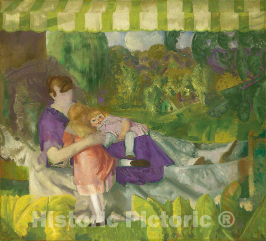 Art Print : George Bellows, My Family, 1916 - Vintage Wall Art