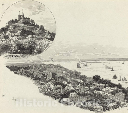 Art Print : Fritz Stoltenberg, Blankenese, 1893 - Vintage Wall Art