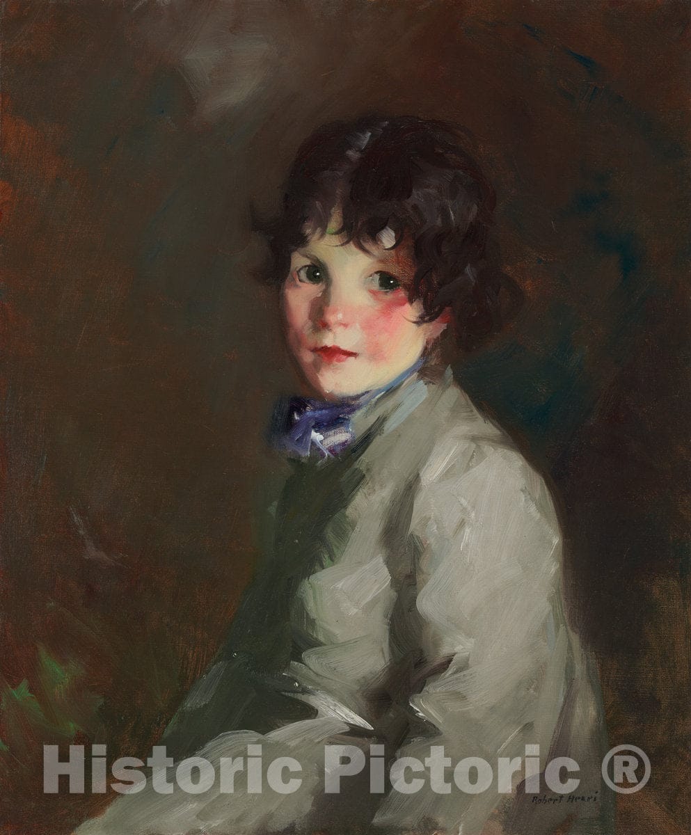 Art Print : Robert Henri, Catharine, 1913 - Vintage Wall Art
