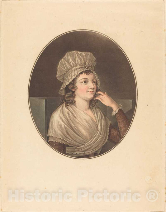 Art Print : Angelique Allais, Charlotte Corday - Vintage Wall Art