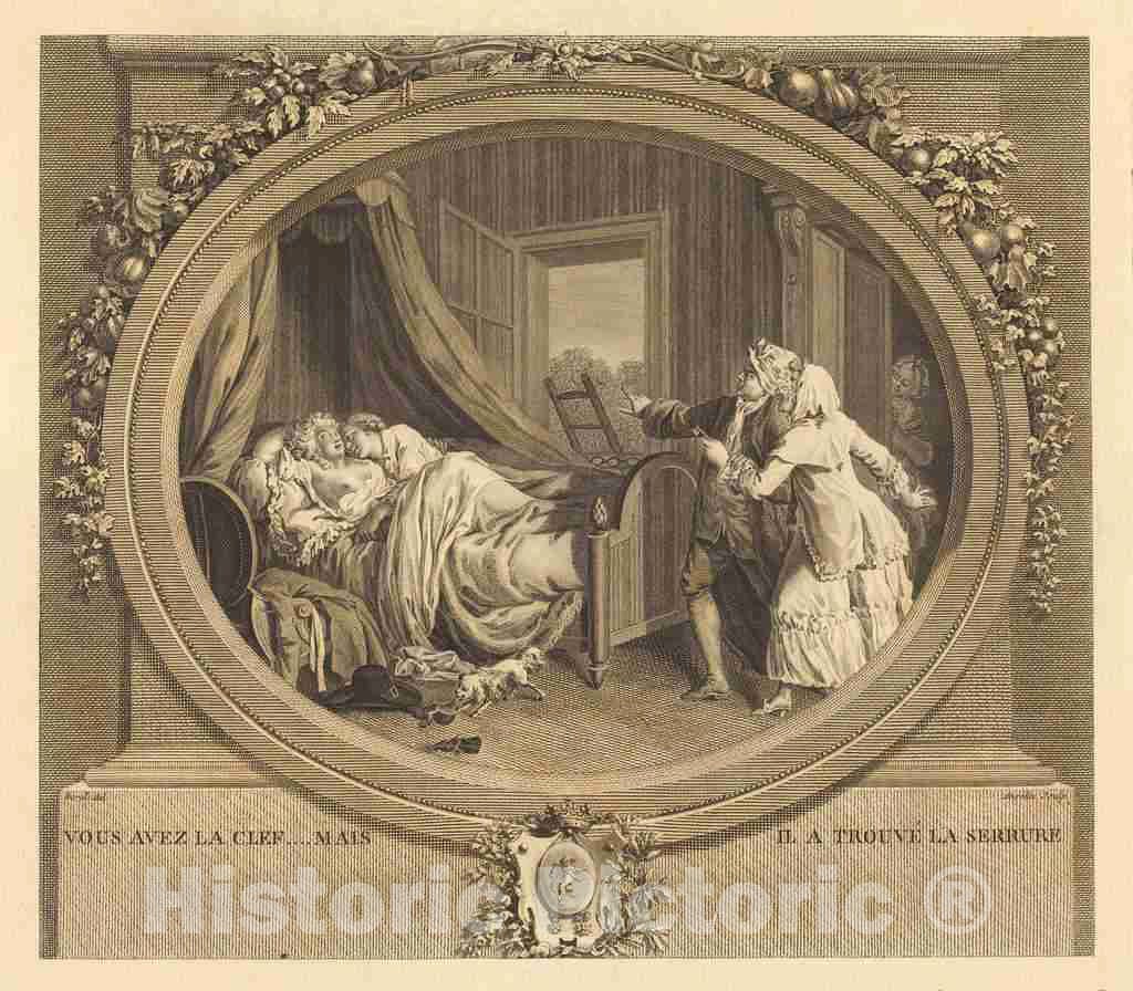 Art Print : Anselin After Borel, Vous avez la Clef, mais il a trouve le serrure - Vintage Wall Art