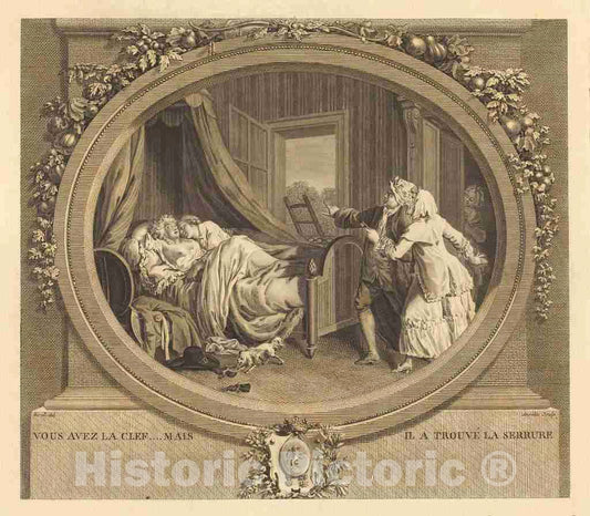 Art Print : Anselin After Borel, Vous avez la Clef, mais il a trouve le serrure - Vintage Wall Art