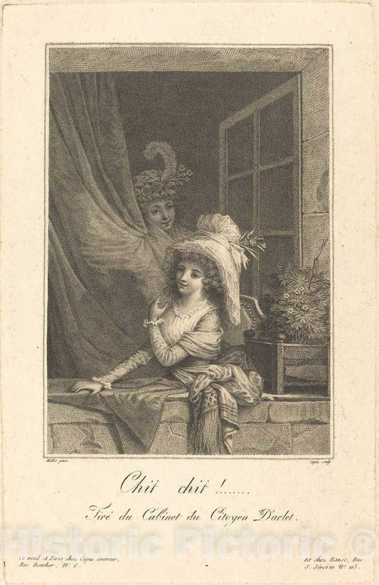 Art Print : Copia After Mallet, Chit chit - Vintage Wall Art