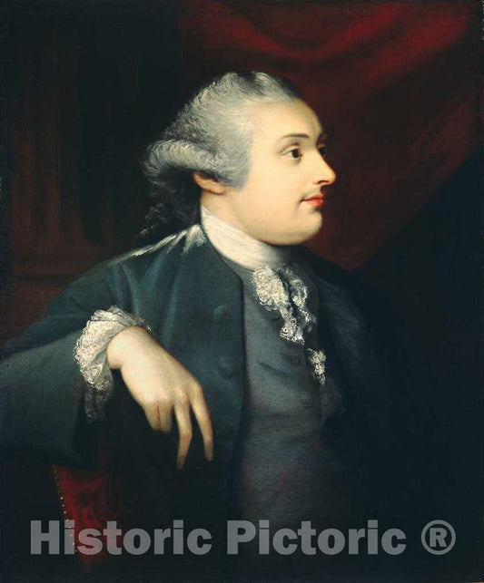 Art Print : Matthew Pratt, William Henry Cavendish Bentinck, 3rd Duke of Portland, c. 1774 - Vintage Wall Art