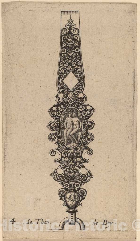Art Print : Theodor de Bry, Ornament - Vintage Wall Art