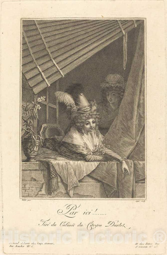 Art Print : Copia After Mallet, Par ici - Vintage Wall Art