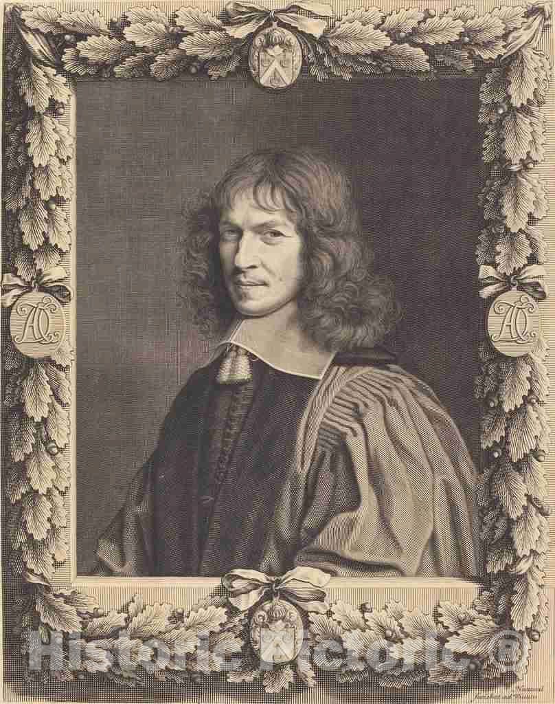 Art Print : Robert Nanteuil, Denis Talon, 1656 - Vintage Wall Art