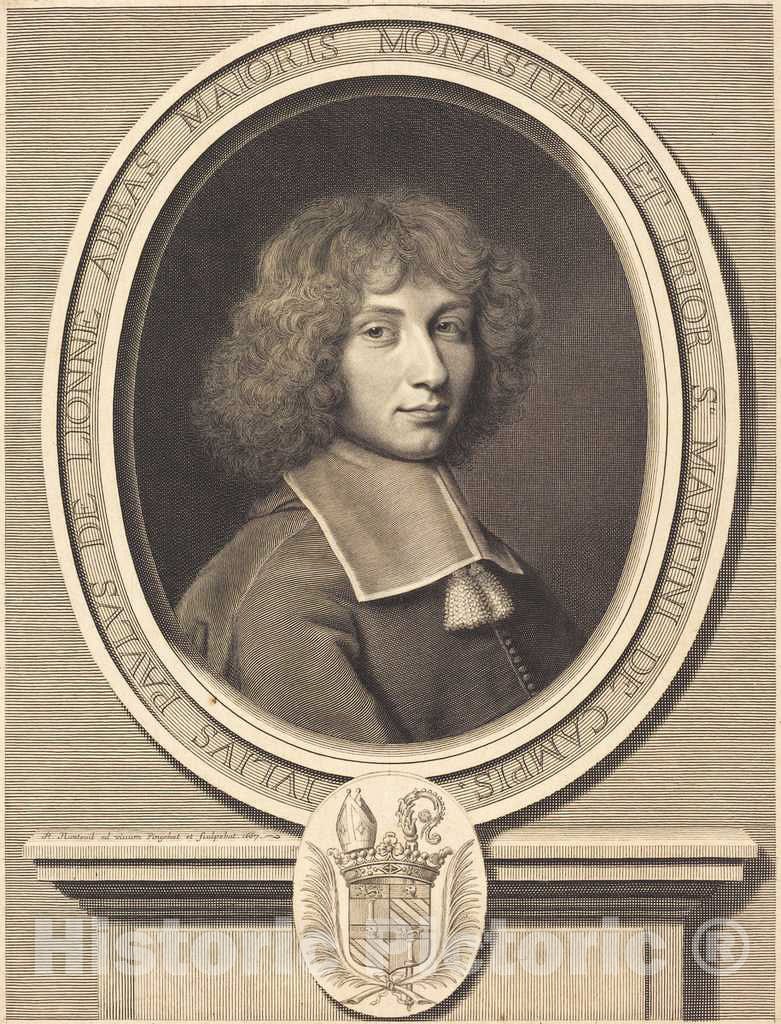 Art Print : Robert Nanteuil, Jules-Paul de Lionne, 1667 - Vintage Wall Art