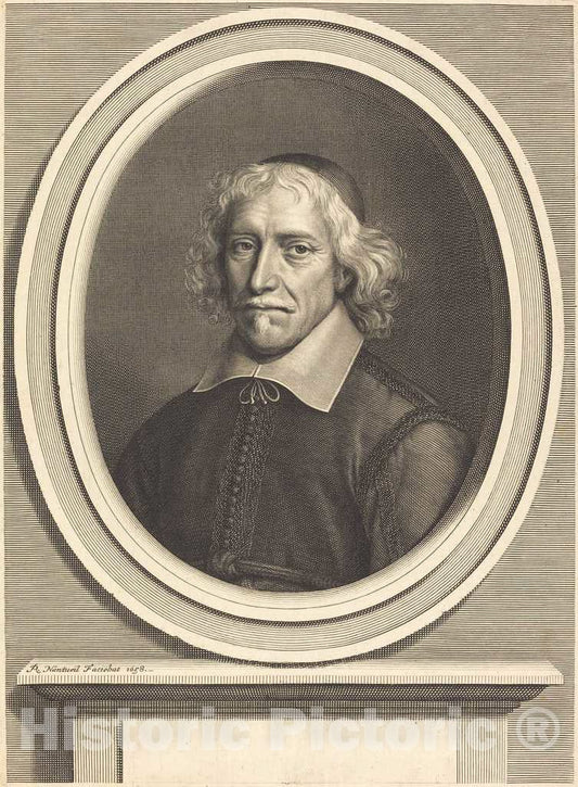 Art Print : Robert Nanteuil, Gilles Boileau, 1658 - Vintage Wall Art