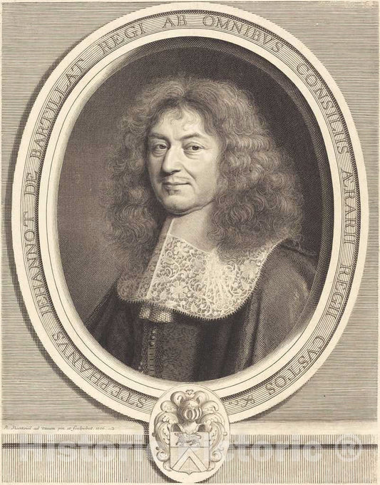 Art Print : Robert Nanteuil, Etienne-Jehannot de Bartillat, 1666 - Vintage Wall Art